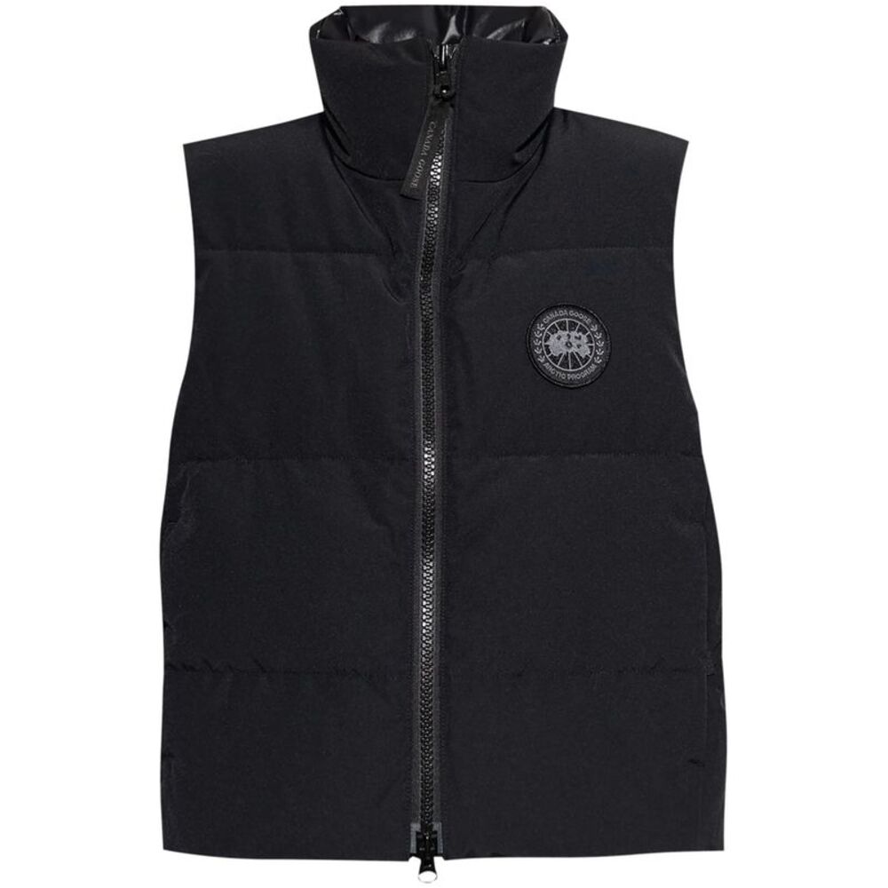Canada Goose Black Jackets - Waistcoat & Gilets Women
